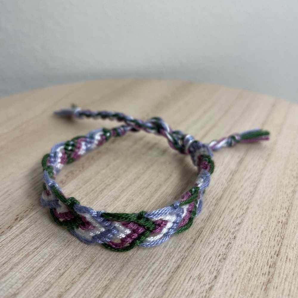 Indigo Gardens Woven Bracelet